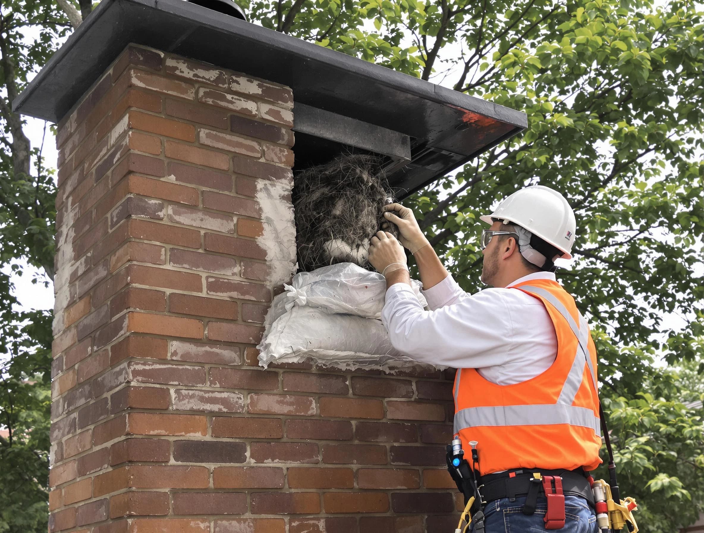 Humane removal of debris and animals by Mountain Green Chimney Sweep in Mountain Green, UT
