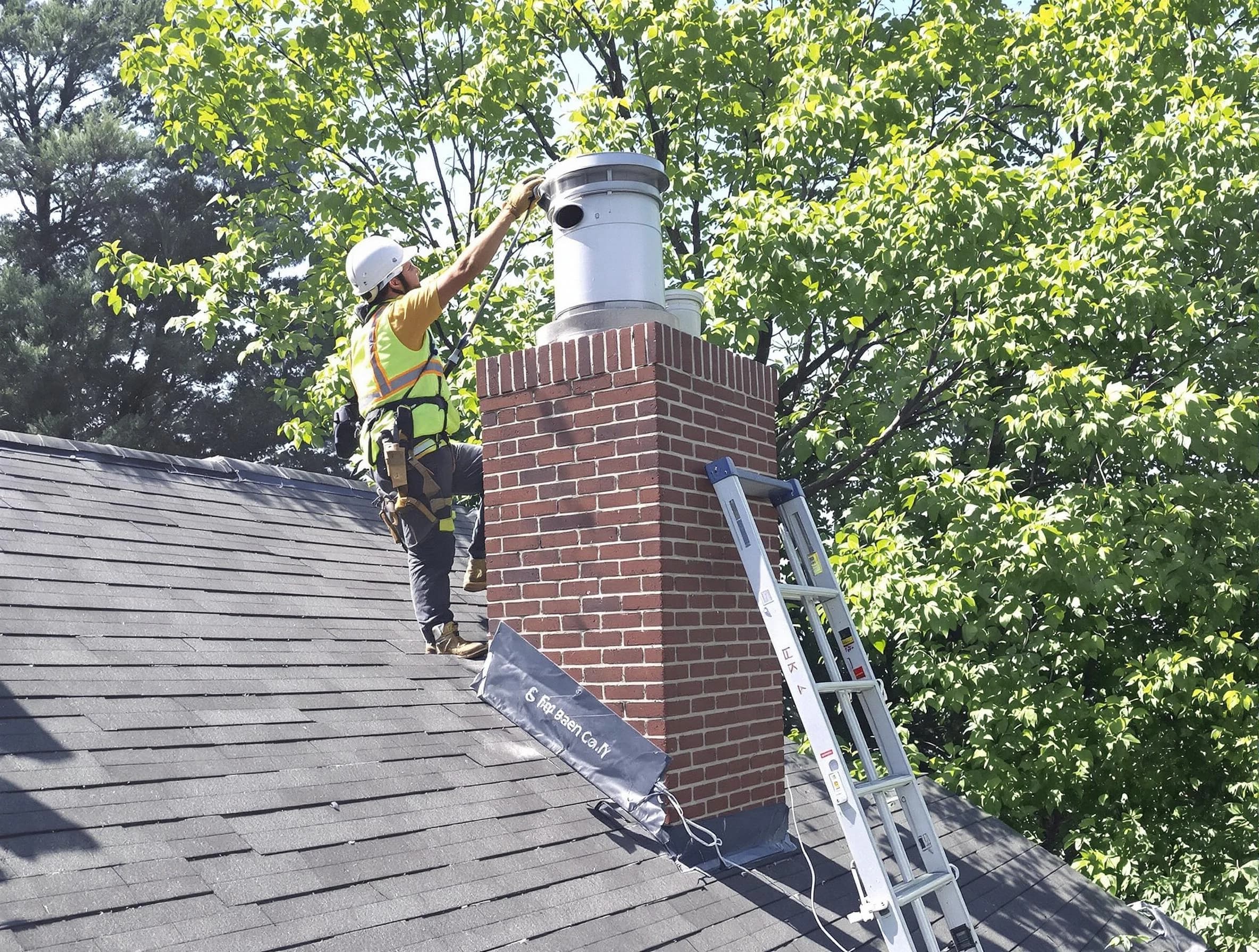 Chimney liner inspection by Mountain Green Chimney Sweep in Mountain Green, UT