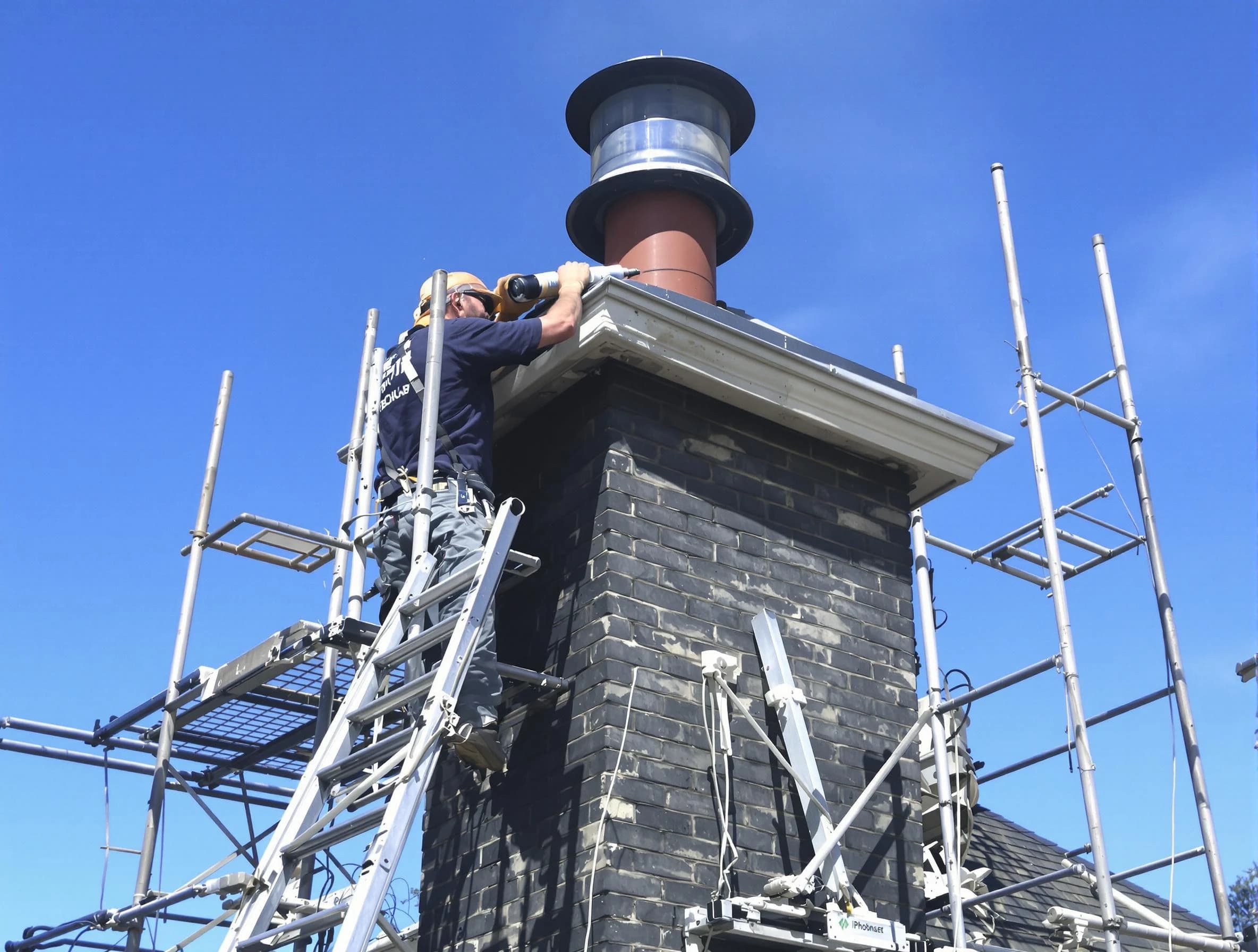 Sturdy chimney crown finished by Mountain Green Chimney Sweep in Mountain Green, UT