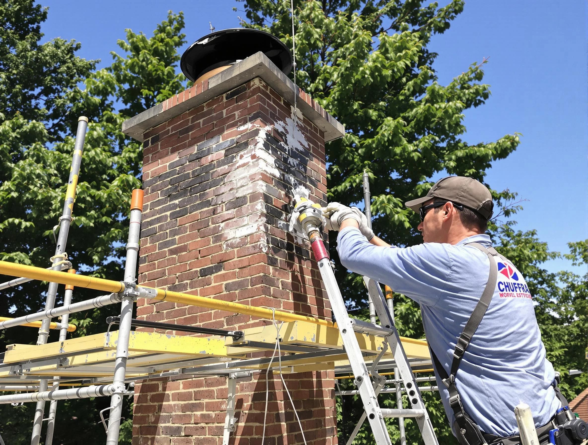 Structural chimney repair by Mountain Green Chimney Sweep in Mountain Green, UT