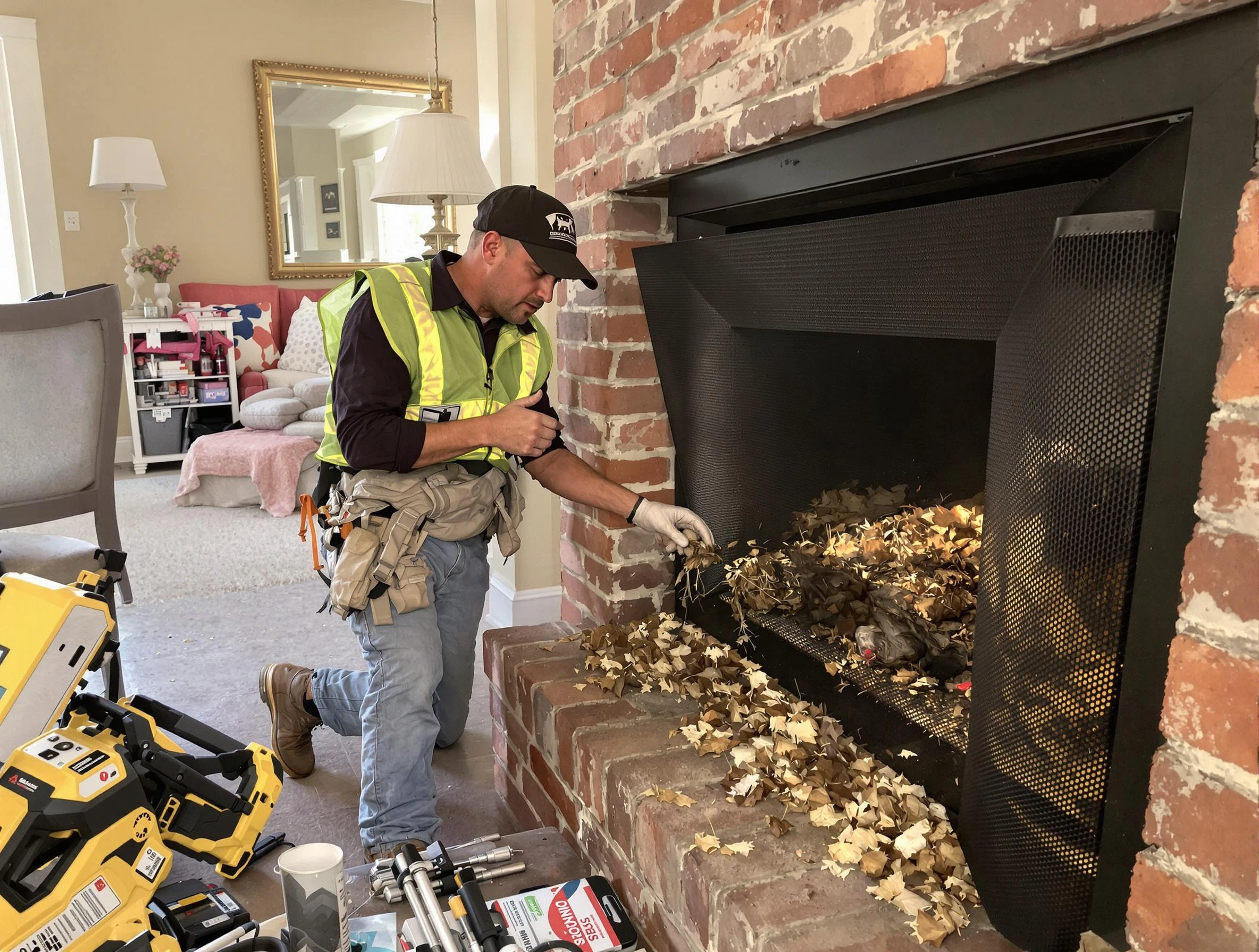 Safe screening installation by Mountain Green Chimney Sweep in Mountain Green, UT