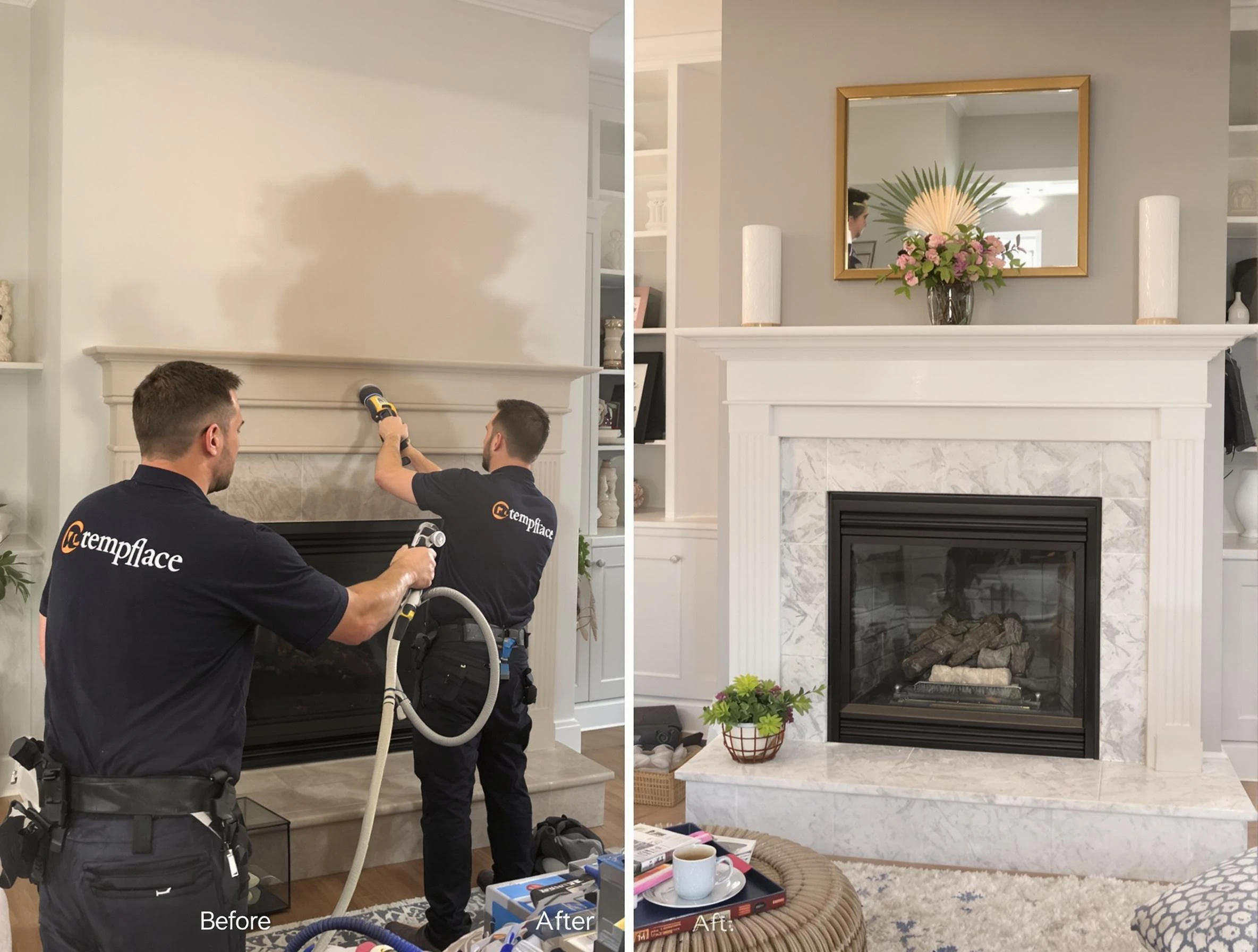 Professional soot removal by Mountain Green Chimney Sweep team in Mountain Green, UT